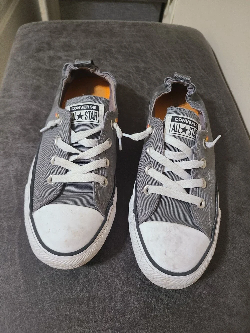 Converse Gray All Star Slip-On Sneakers